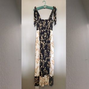 Ganni ruched maxi dress <3
